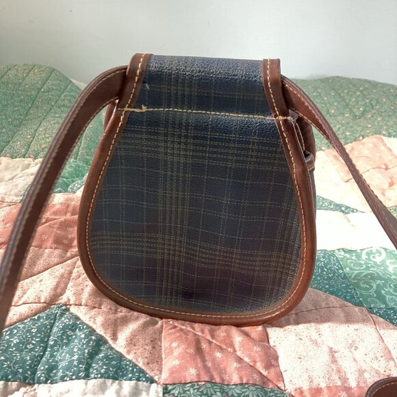 Vintage Esprit Mini Belt Bag Bum Bag Fanny Pack Crossbody Plaid 90s Grunge - Picture 4 of 13